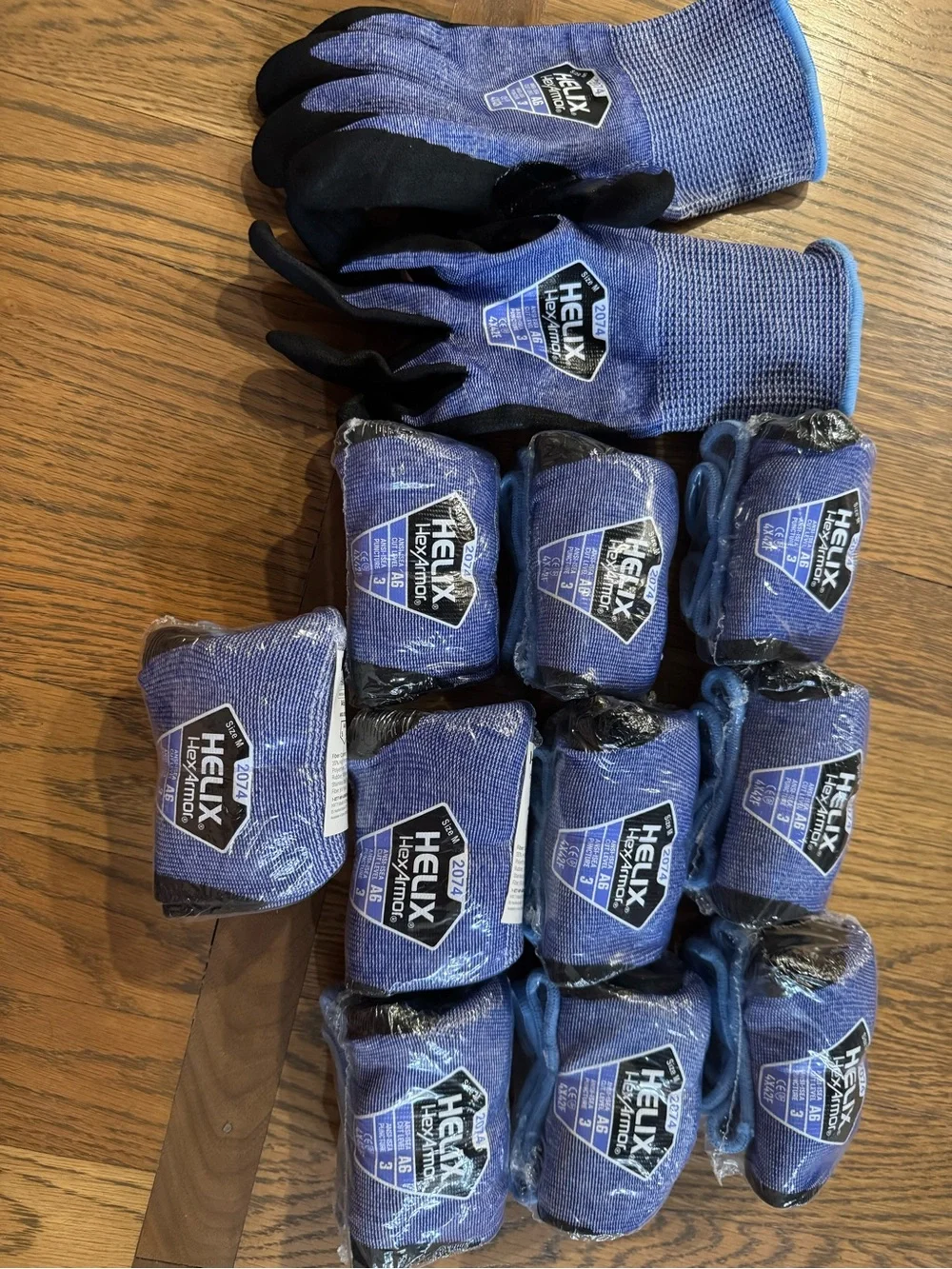 Helix Men’s Blue Work Socks - Pack of 11